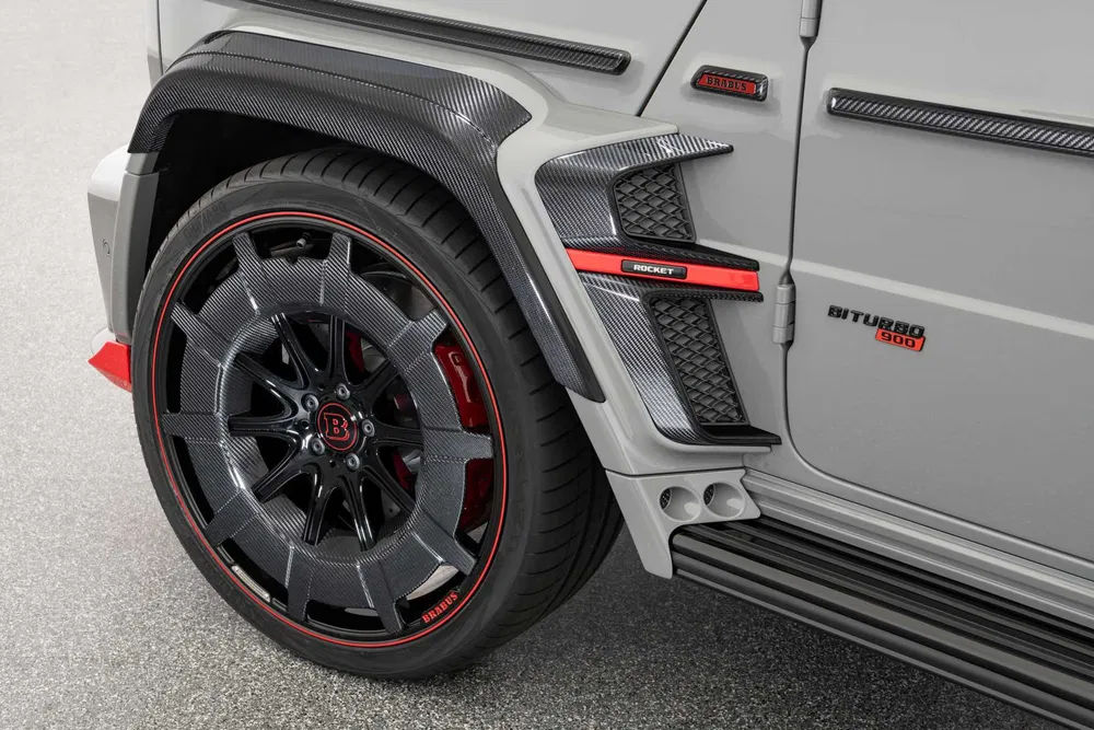 Обвес карбон BRABUS 900 Rocket Edition Mercedes W463A W464 G63 фото 2