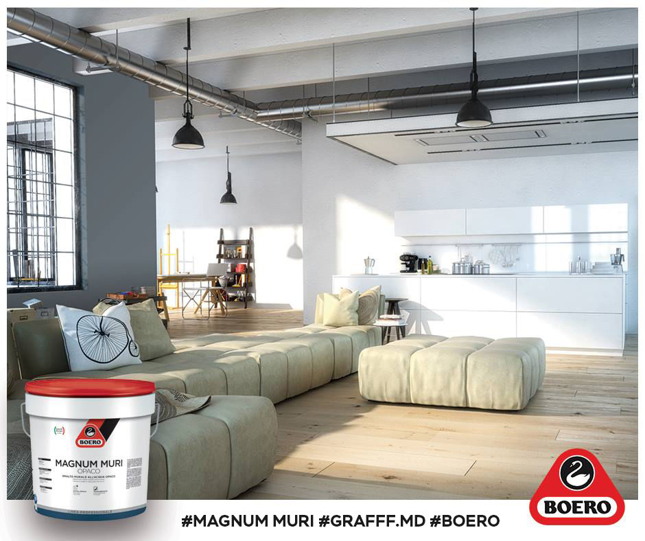 Vopsea ecologica lavabila pentru interior de la producatorul italian Boero (Certificat HACCP) foto 10