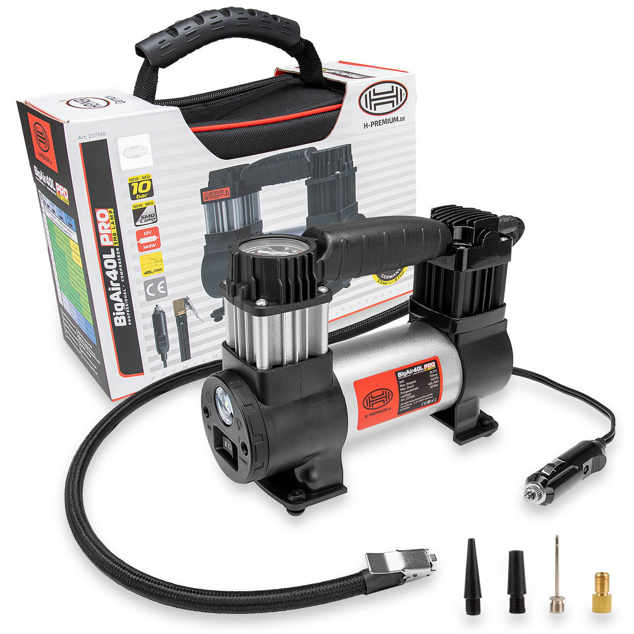 Heyner Bigair 40litri Pro Premium Kompressor 12v ''big air 40l'' lamplight / Гарантия, доставка! foto 9