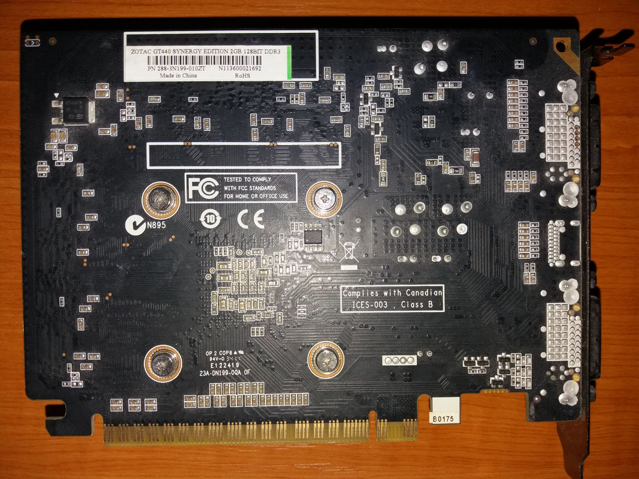 Отличная видеокарта Zotac Nvidia GT 440, 2 GB, 128 bit, DDR3, mini HDMI ...