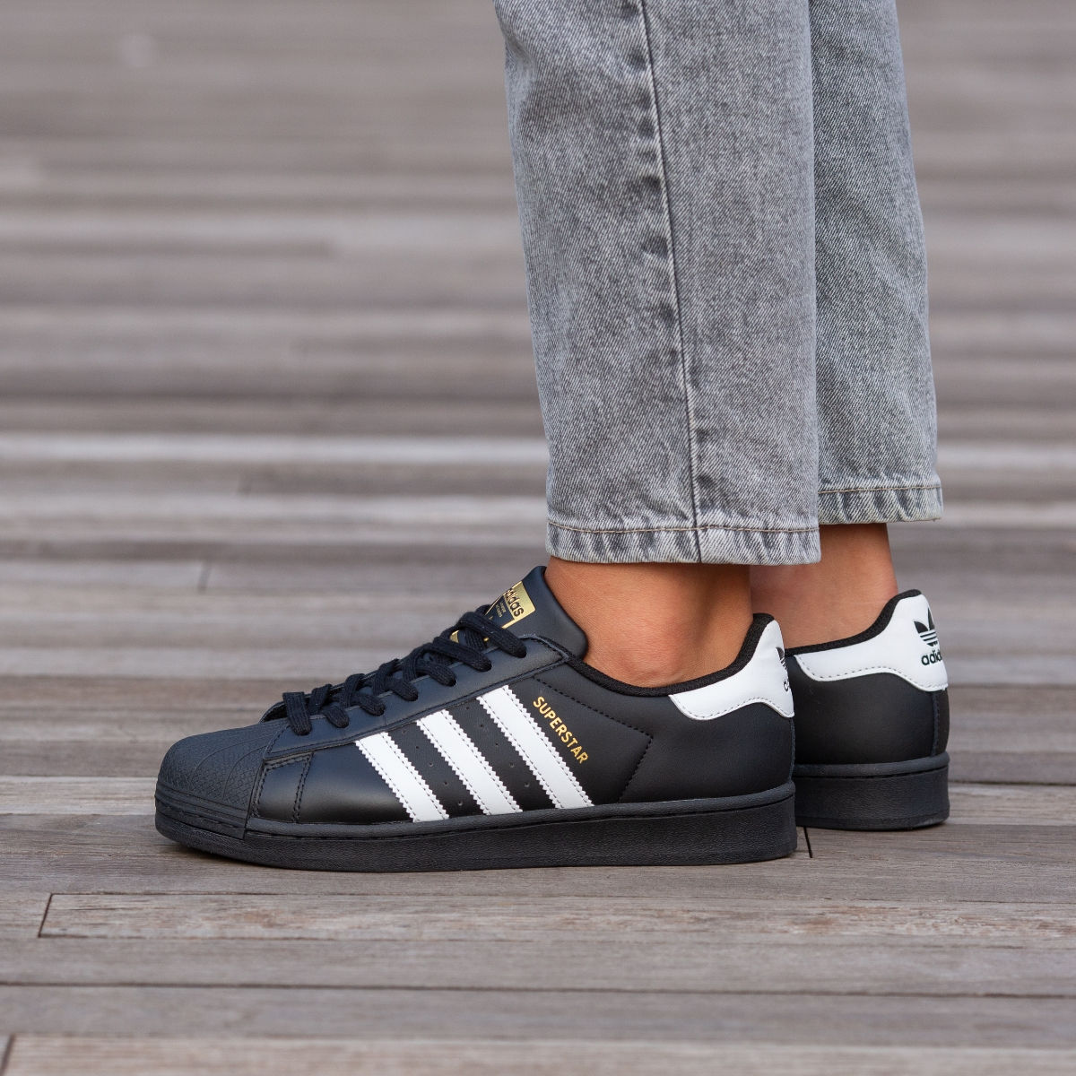 Adidas Superstar Black Unisex foto 5