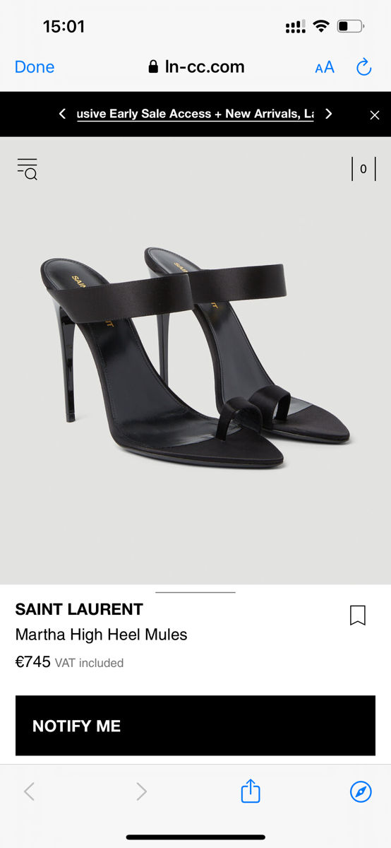 Pantofi YSL originali foto 3
