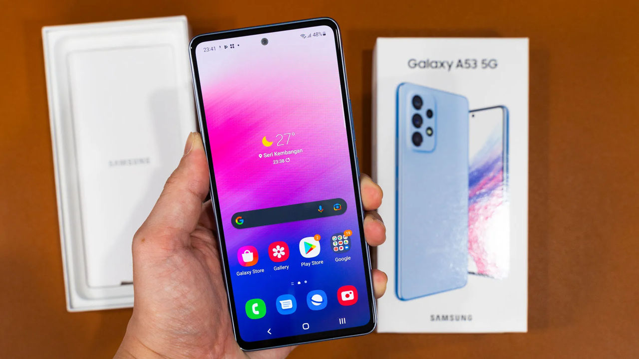 vind Samsung A53 model nou 128 gb 6ram - 300 euro (duos 5G) tel este nou,