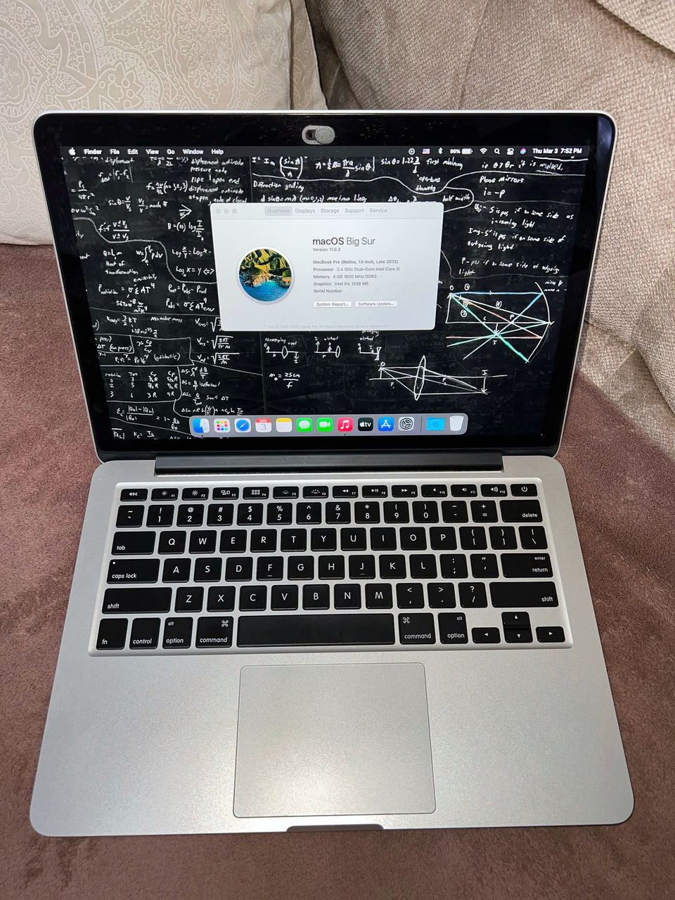 Продам macbook pro 13 retina late 2013