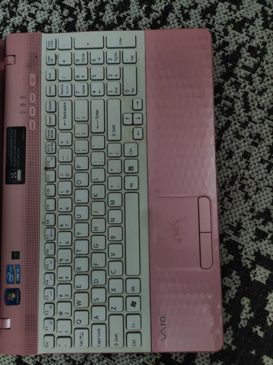 Laptop Roz Sony Vaio foto 2
