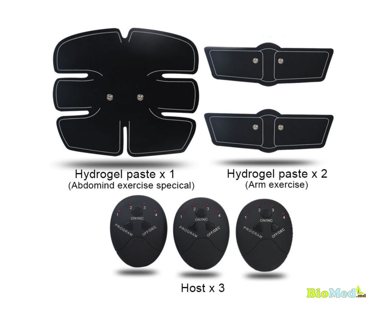 Smart Fitness EMS reincarcabil Trainer electrostimulare musculara Мышечная электростимуляция EMS фото 3
