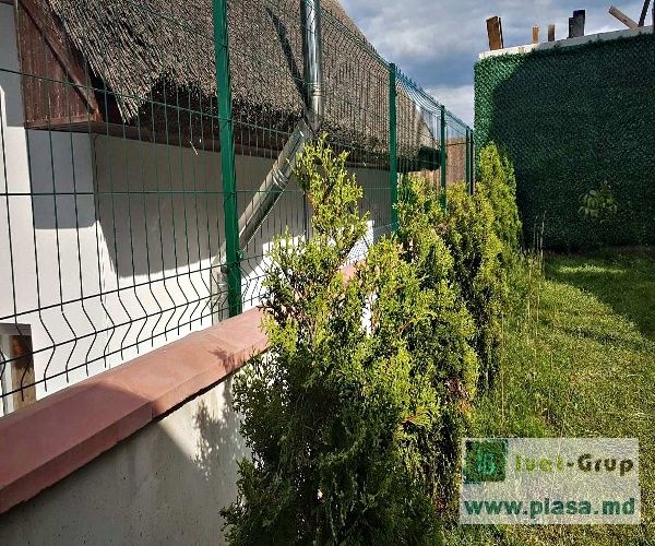 Горизонтальный штакетник оцинкованный.Gard șipcă orizontală. фото 19