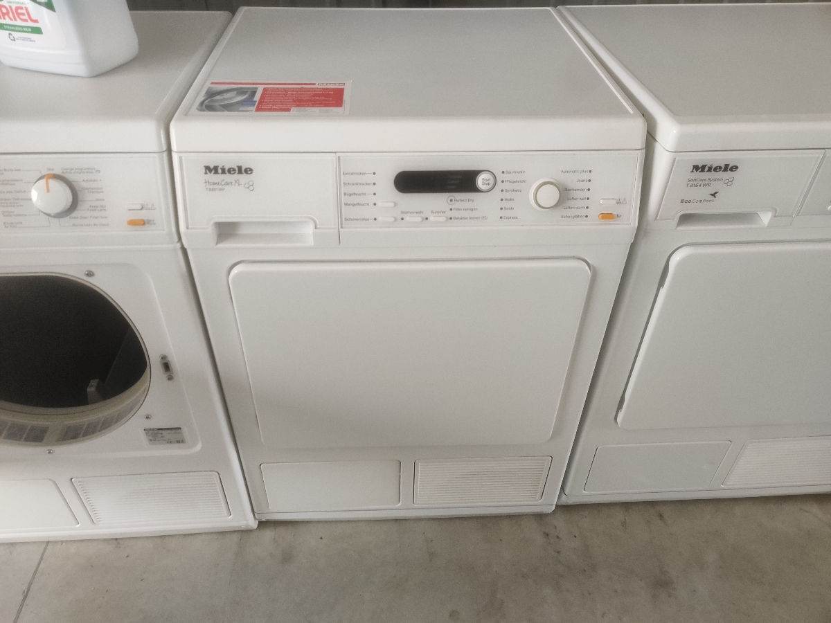 Mașină de uscat Miele T8801WP, 7kg, pompă de căldură, 12 programe,  timer, adusă din Germania foto 0