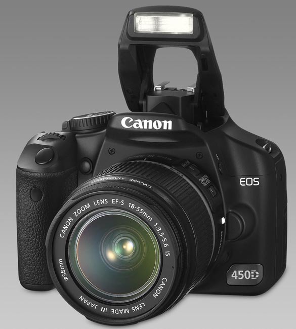 Canon 450D lens 55-250mm +flash 430 ex II+ geanta foto 0