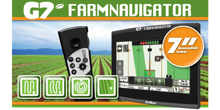 Агронавигатор avmap g7 farmnavigator +глонасс/gps антенна(италия) foto 8