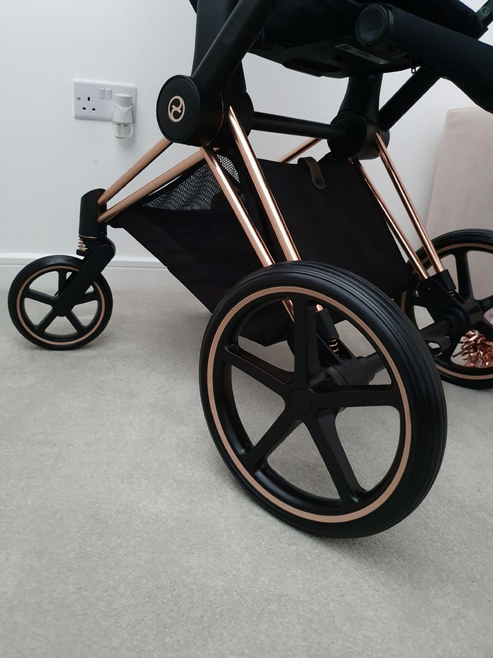 Rose gold Cybex priam platinum lux 2in1 foto 1