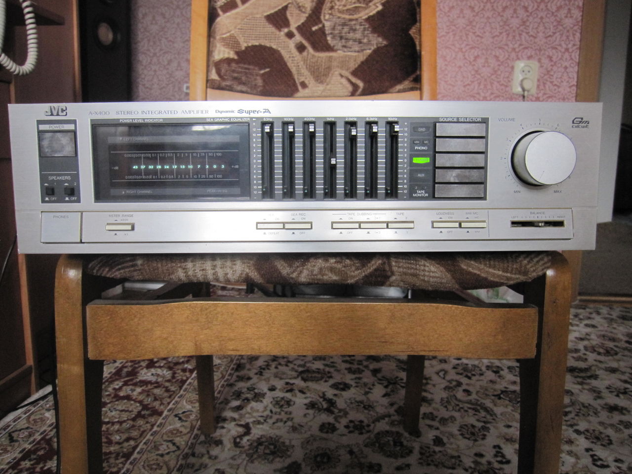 Легенда 80-х японский усилитель jvc a-x 400 идеальный- 2200лей 2 х 80 ...