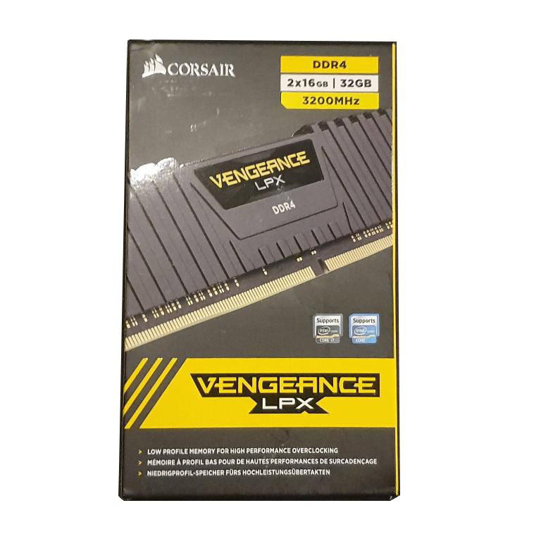 32GB DDR4 (2x16GB) 3200MHz Corsair Vengeance LPX