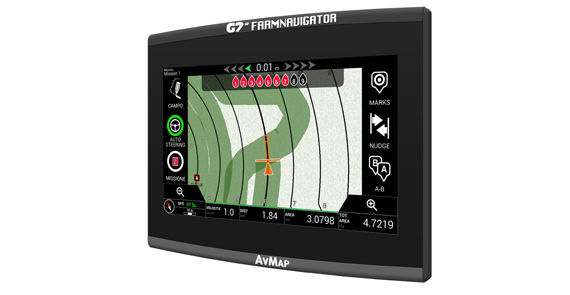 Агронавигатор avmap g7 farmnavigator +глонасс/gps антенна(италия) foto 0