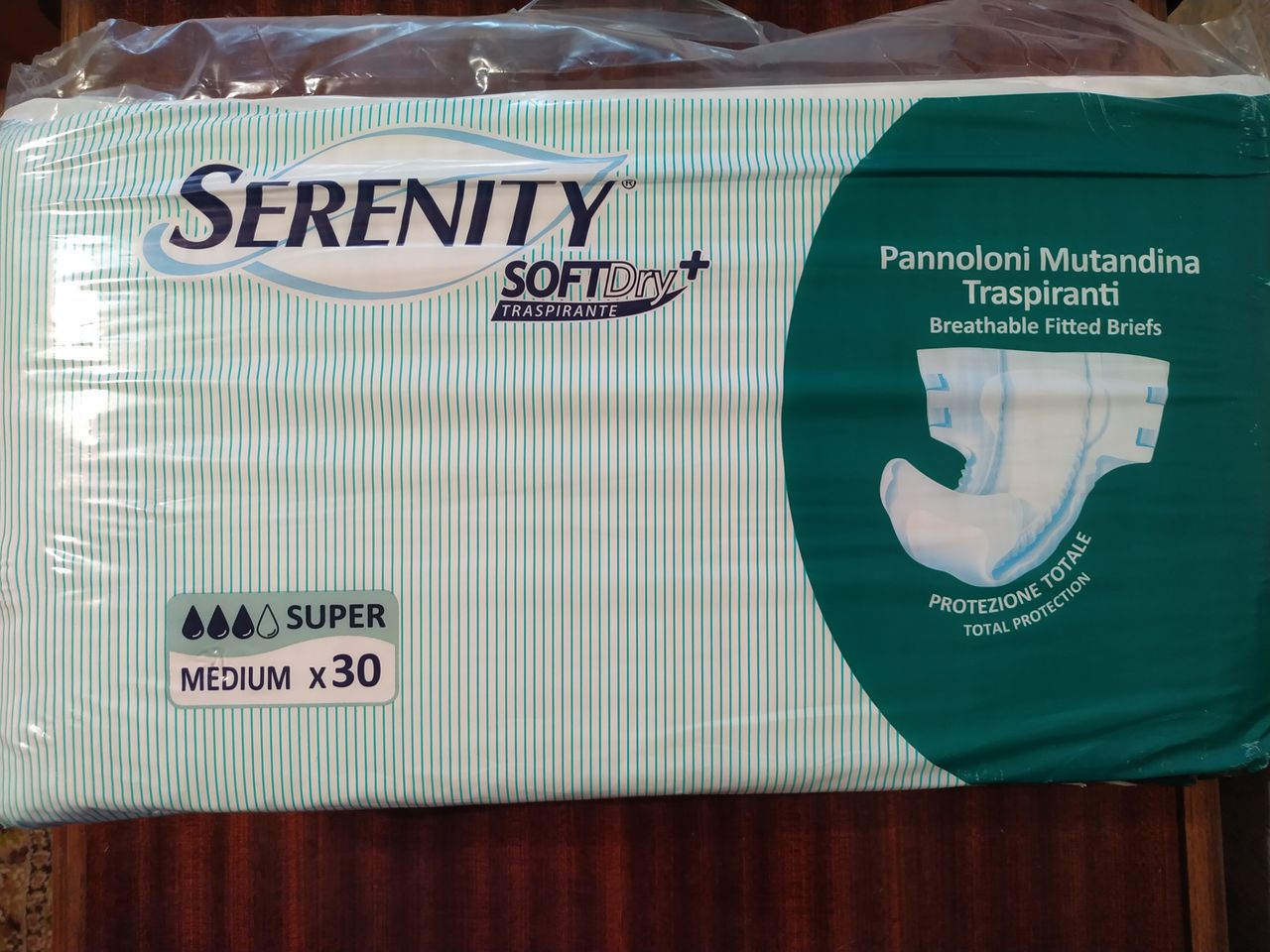 Памперсы для взрослых Serenity Soft Dry Traspirante (30 шт.)