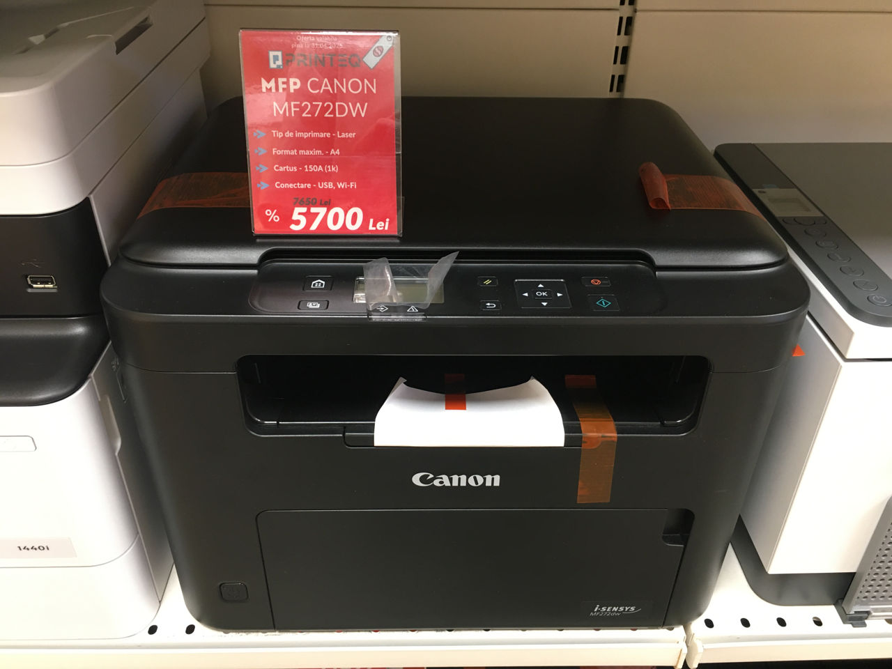 Printer Multifuncțional Canon MF272dw cu Wi-Fi - Nou! foto 0