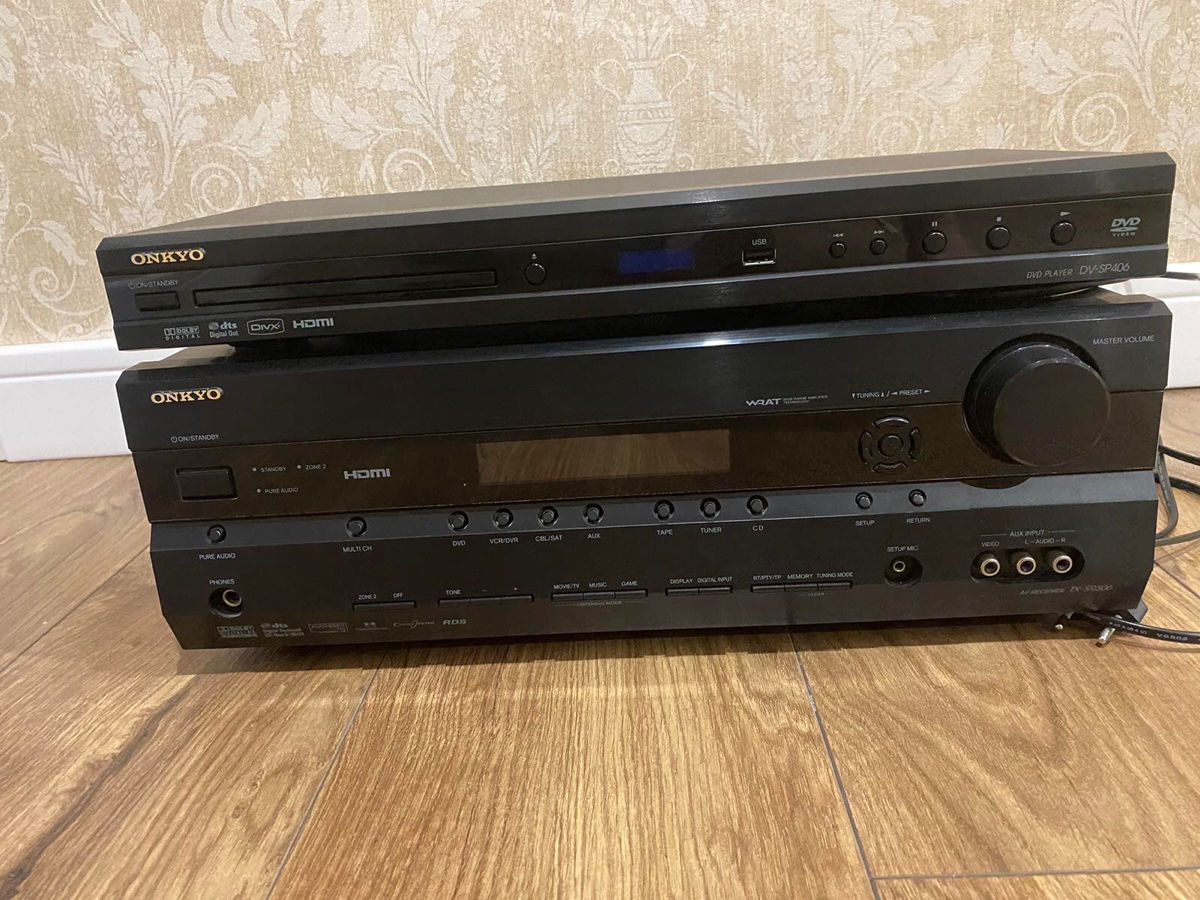 Усилитель ONKYO+DVD