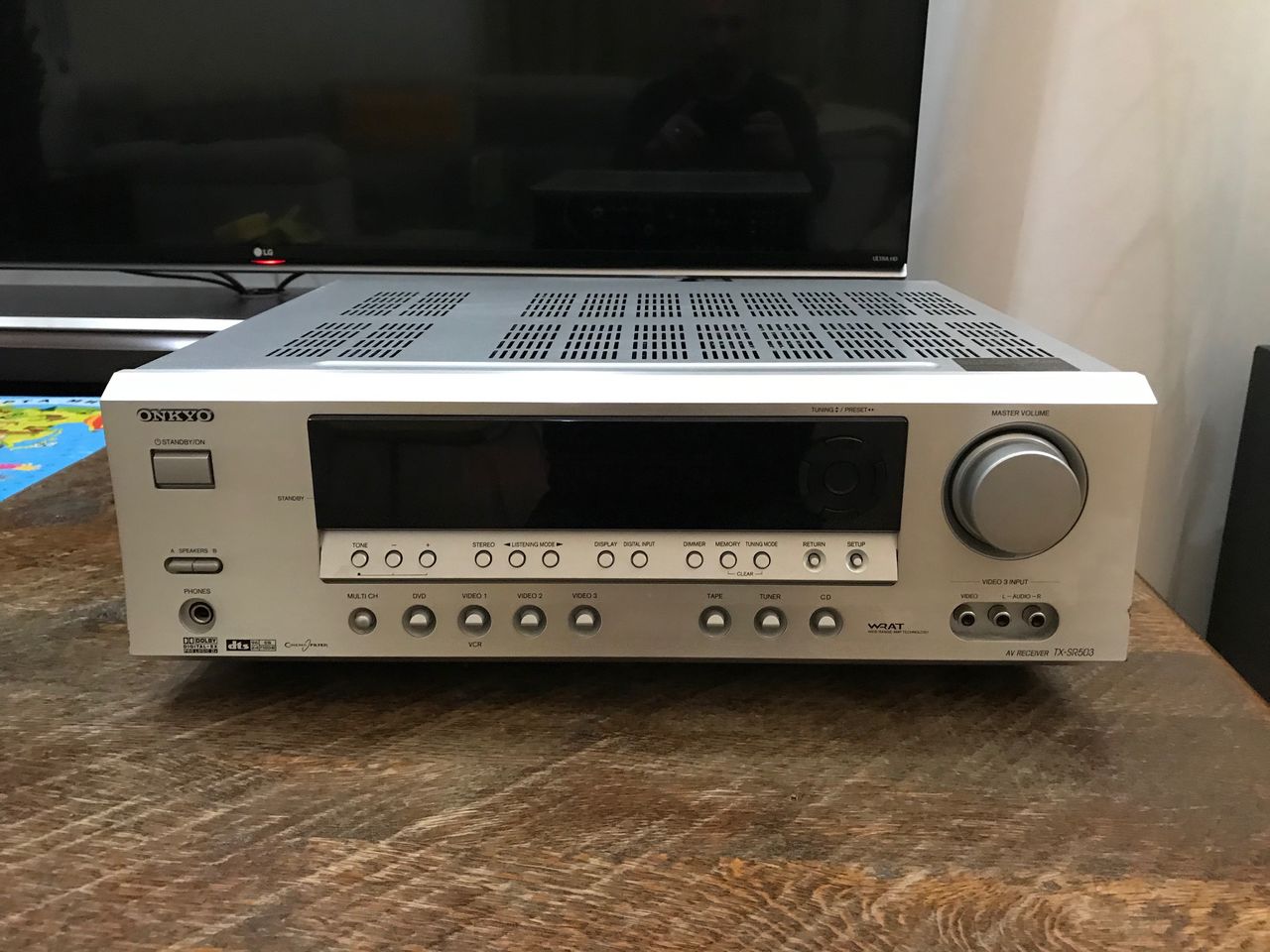 Onkyo home theater a/v receiver txsr503 cu boxe originale.
