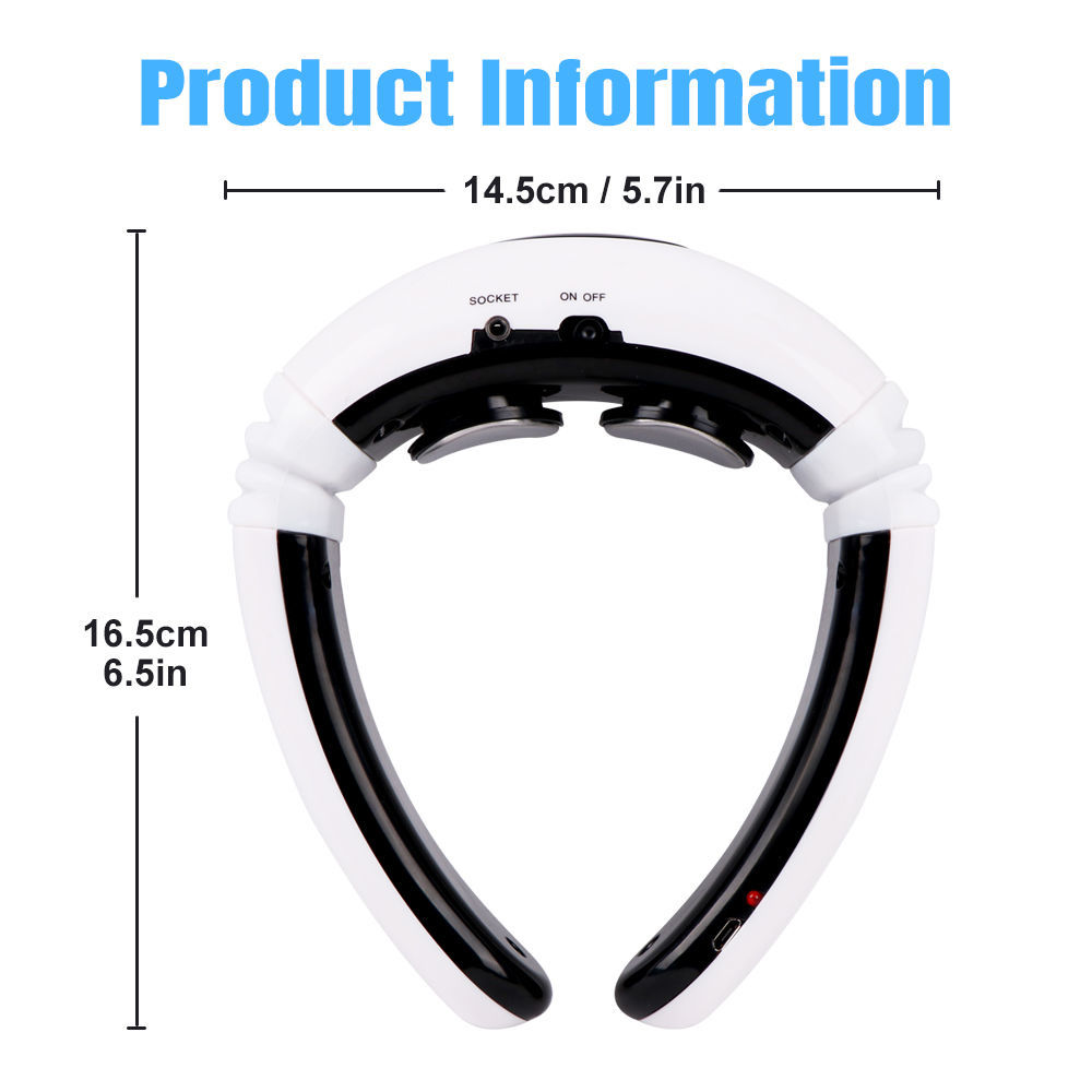 Импульсный массажер для шеи миостимулятор Neck Massager foto 5