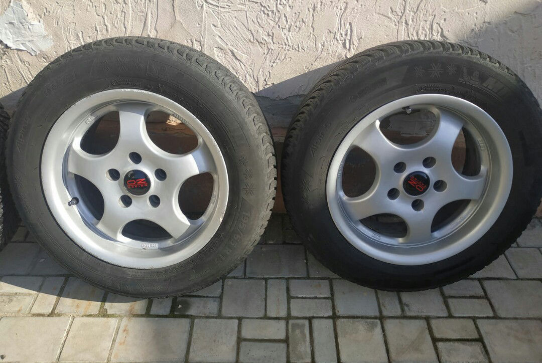 Диски Rial R15 5*112 с зимней резиной Michelin Alpine 5 195 65 r15