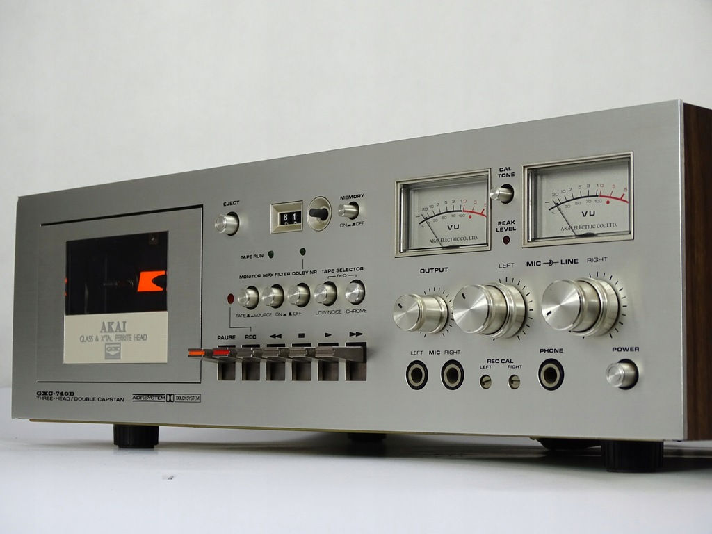 Akai GXC-740D Cassette Stereo Tape Deck (1976-79) foto 0