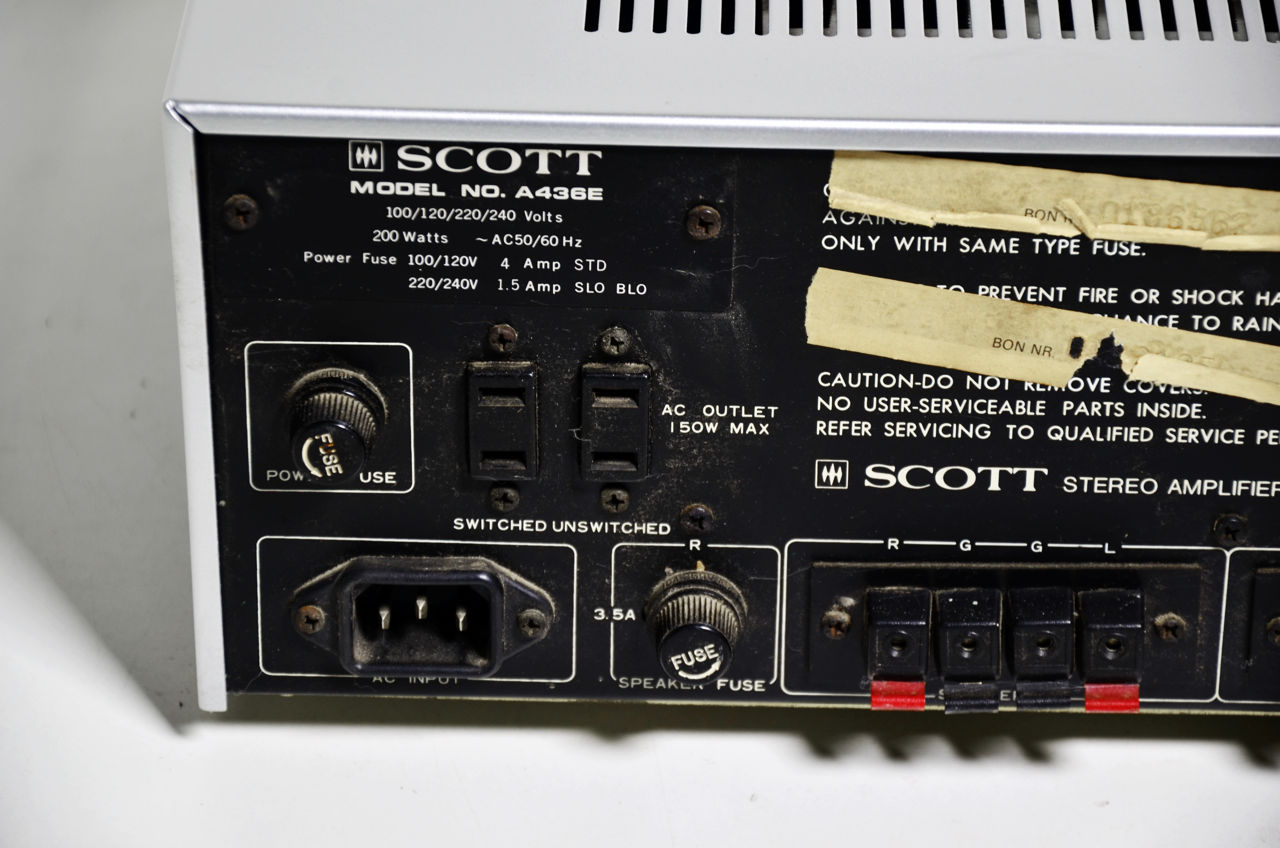 HH Scott A-436 Stereo Integrated Amplifier фото 9