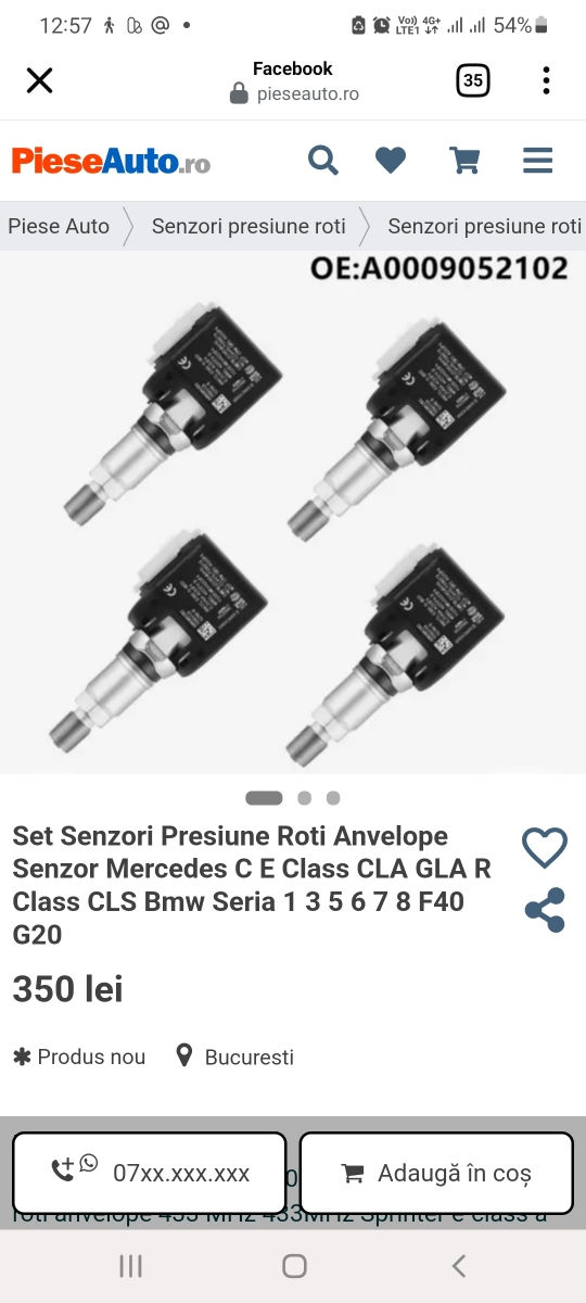 Senzori Presiune Mercedes Bmw  foto 2