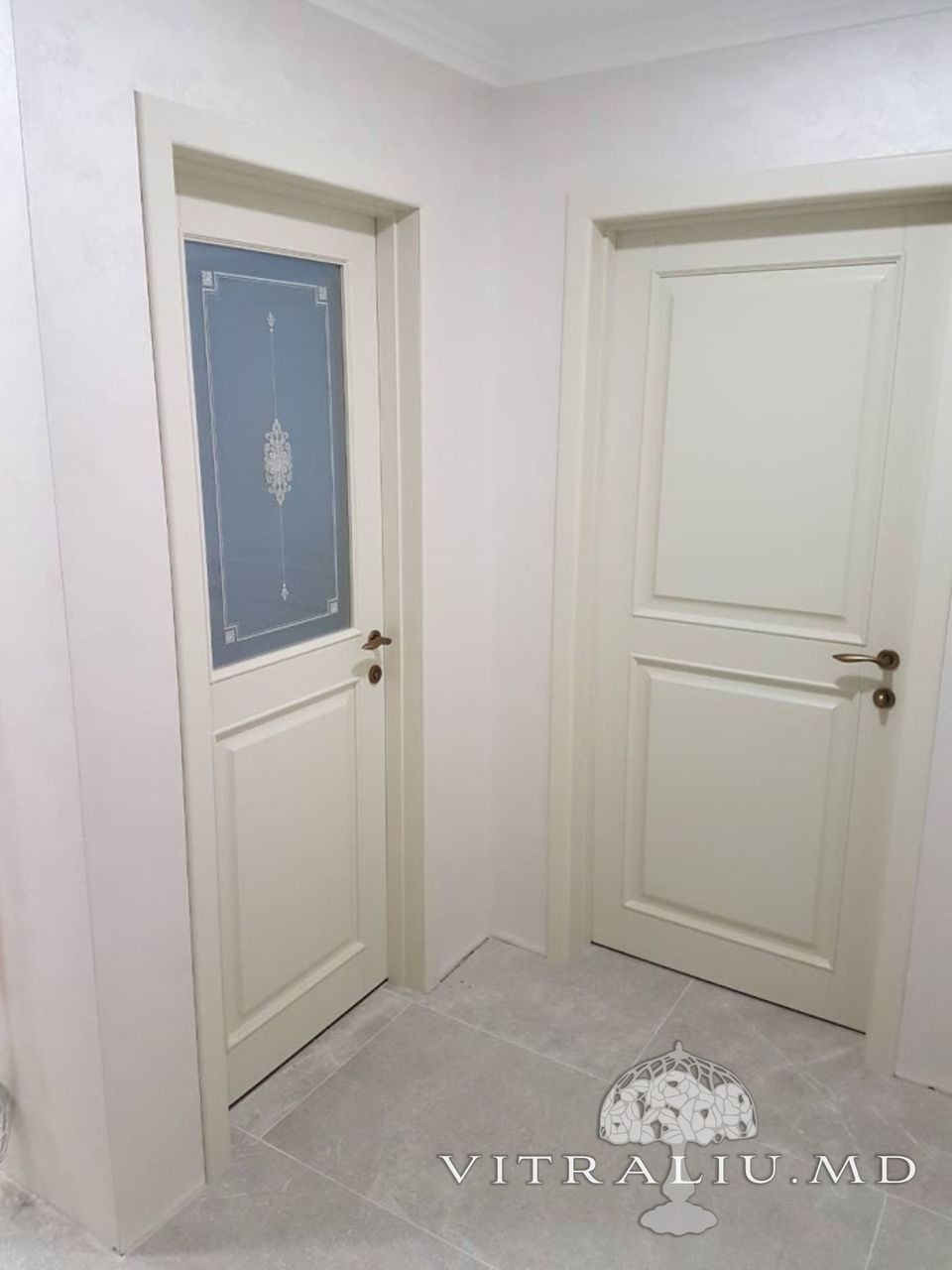 Vitralii si sticla decorativa pentru usi / витражи и декоративное стекло в двери foto 6