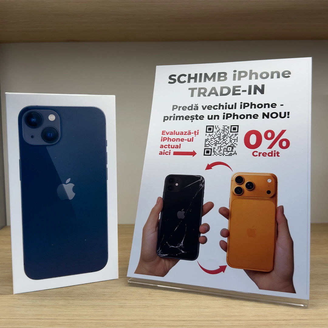 iPhone 13, Schimb iPhone Trade-in, 0% Credit de la 267 lei/lună! + 1000 lei pe contul bonus! foto 0