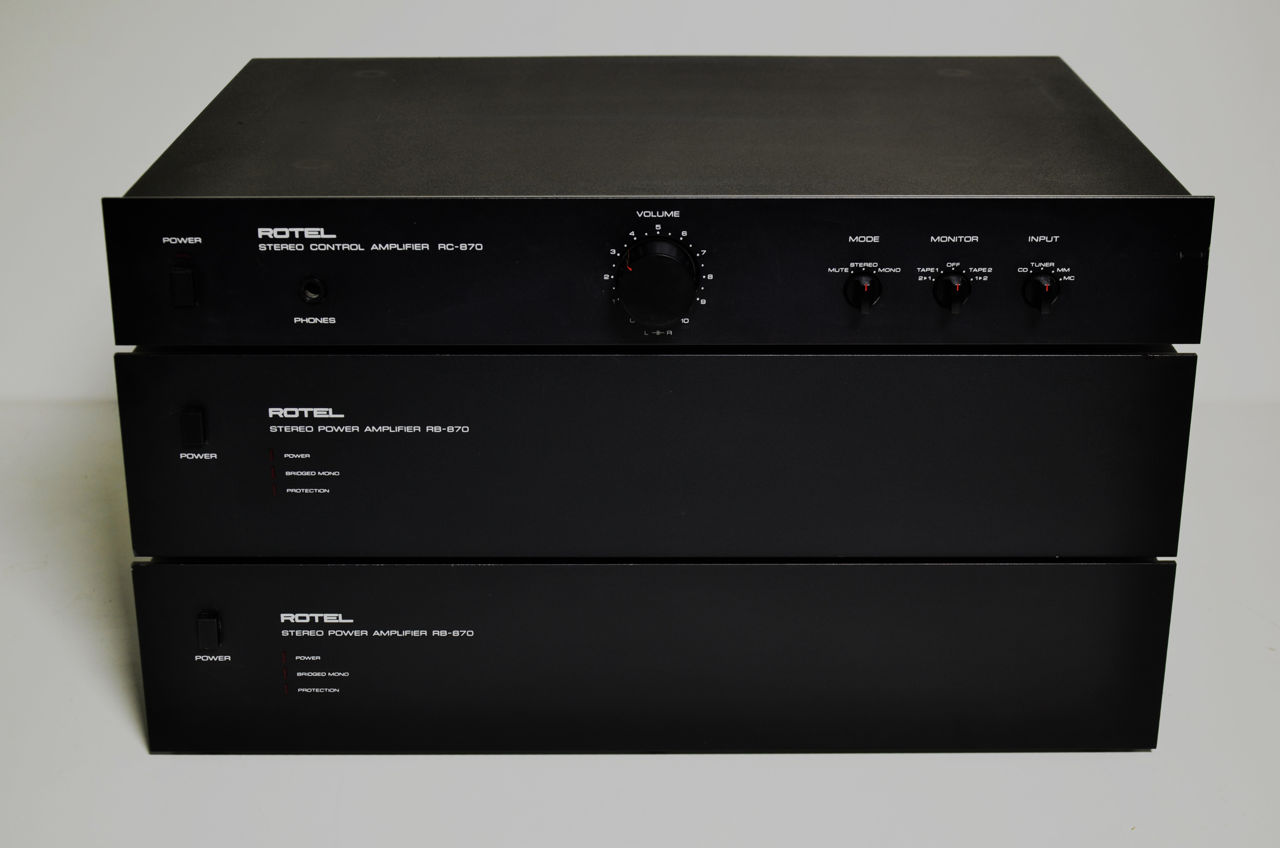 Rotel RC-870 + 2 * RB-870 фото 2