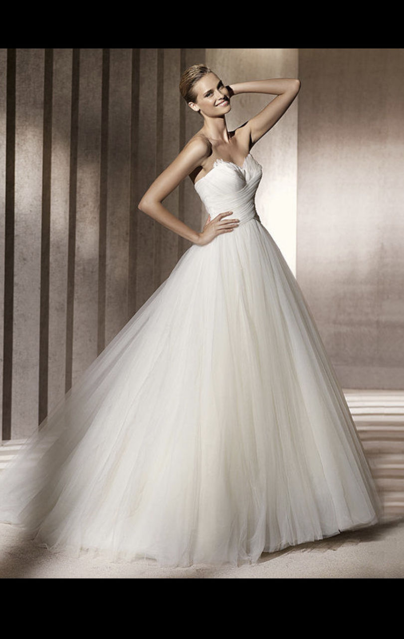 Шикарное свадебное платье pronovias, модель barbate, испания прокат, продажа foto 4