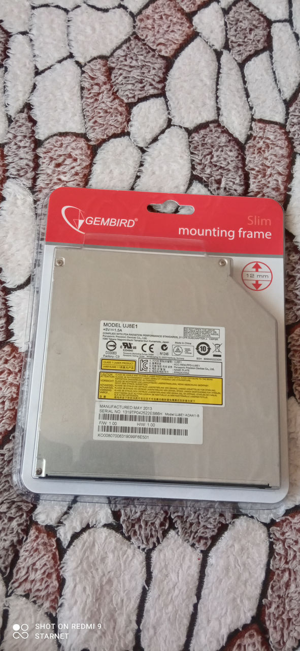 Продаю Оптический привод для ноутбука Matshita DVD-RAM UJ8E1 foto 0