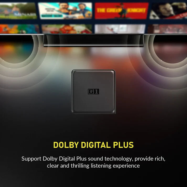 Kinhank G1 сертифицированная Android TV приставка от Google и Netflix 4K фото 4