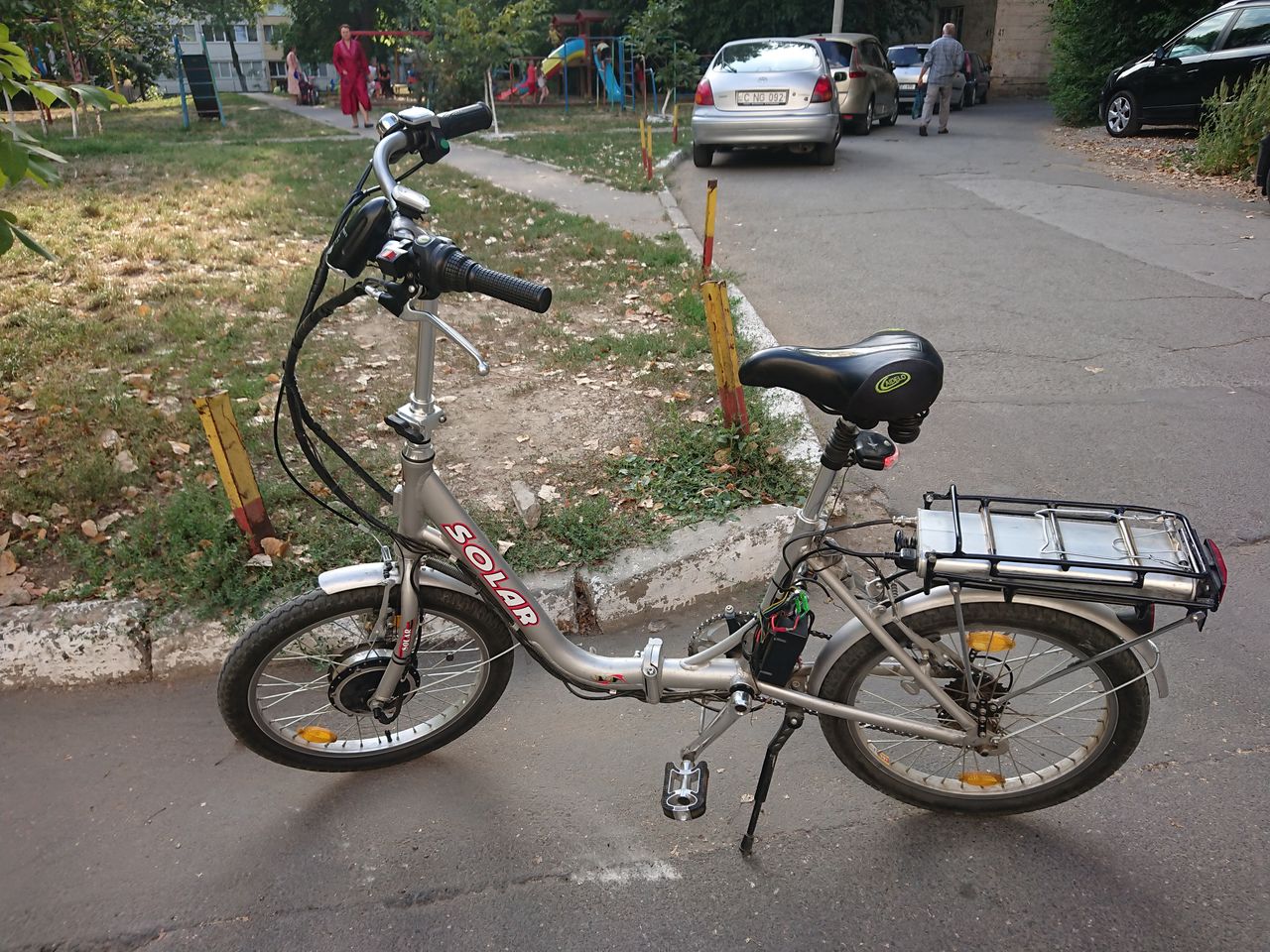 Электровелосипед складной