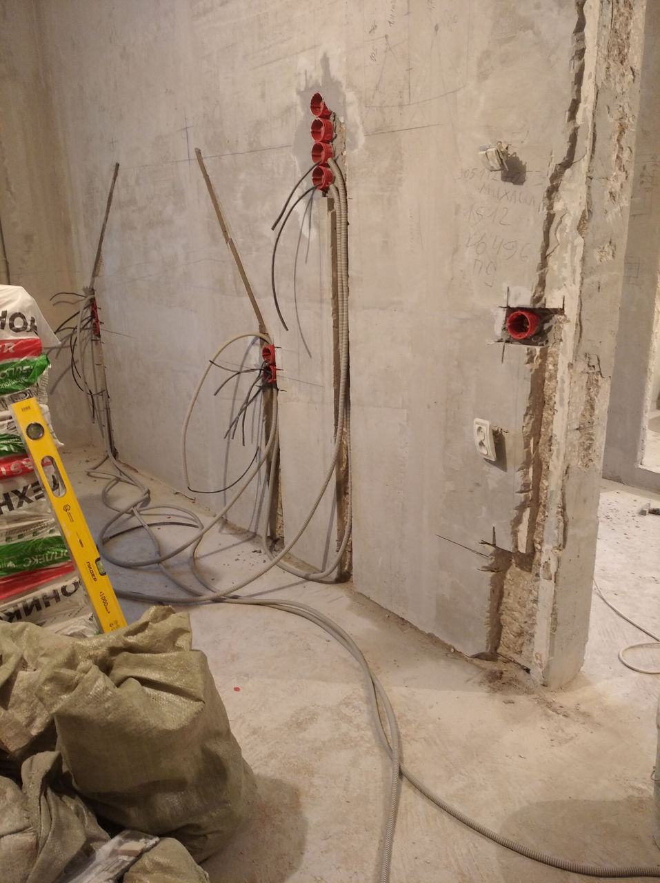 Прокладка электрики