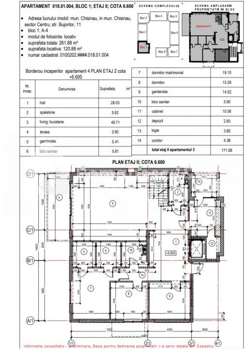 Apartament cu 5 camere sau mai multe, 308 m², Centru, Chișinău foto 3