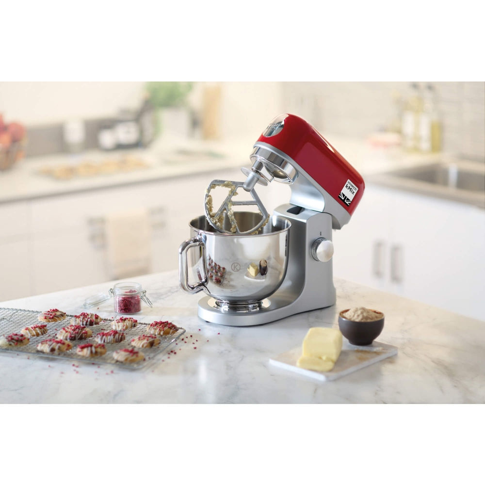 Robot de bucatarie KENWOOD KMix KMX750RD, 1000 W, vas inox 5 L, 6 trepte viteza, Promo! foto 3