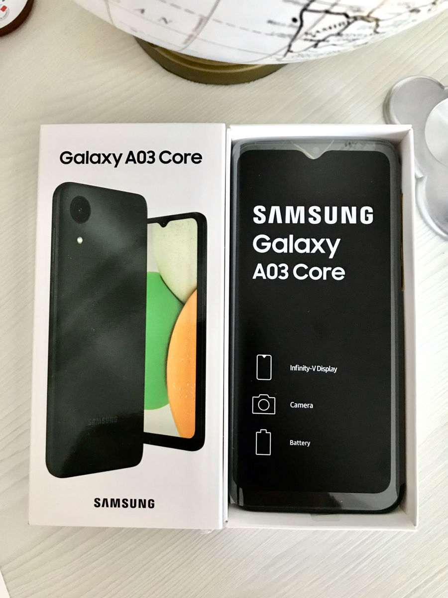 Samsung galaxy a03 core nou!! se vinde în cutie cu accesorii foto 3