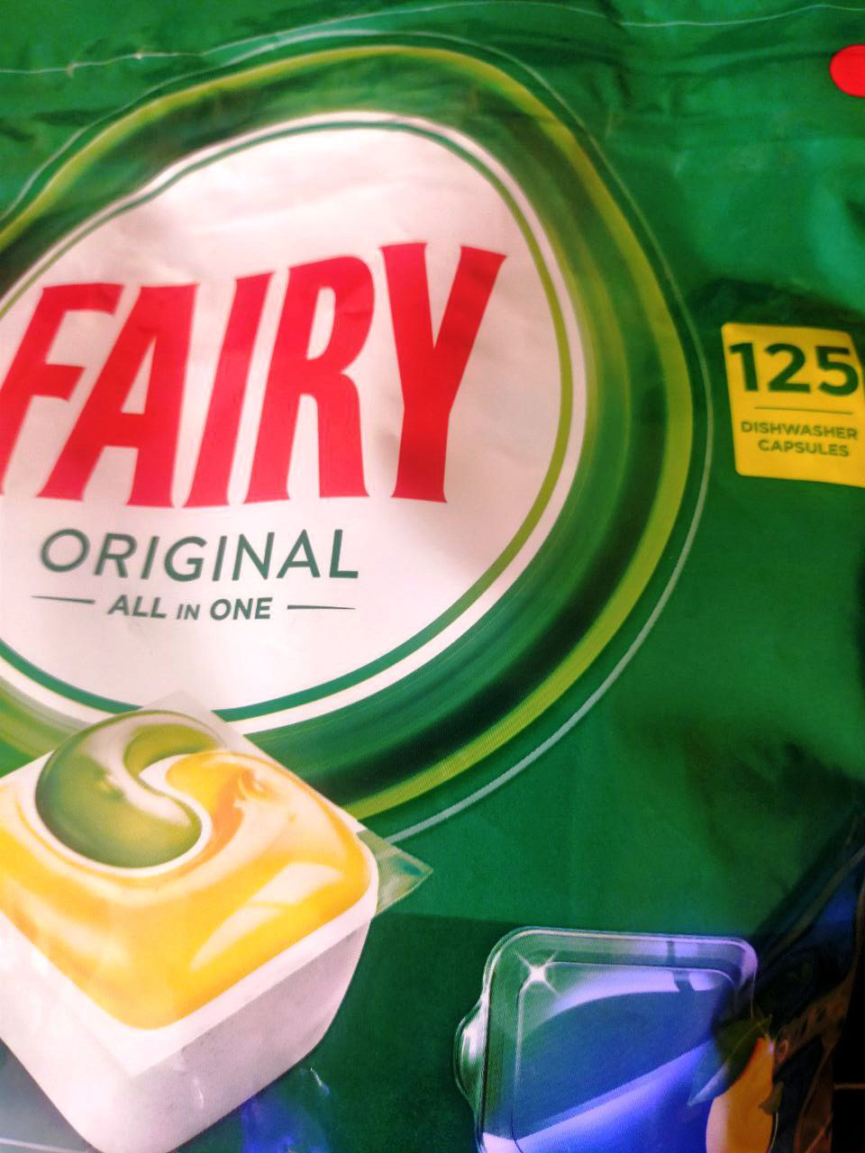 Fairy original 125 capsules (для посудомоечных машин)