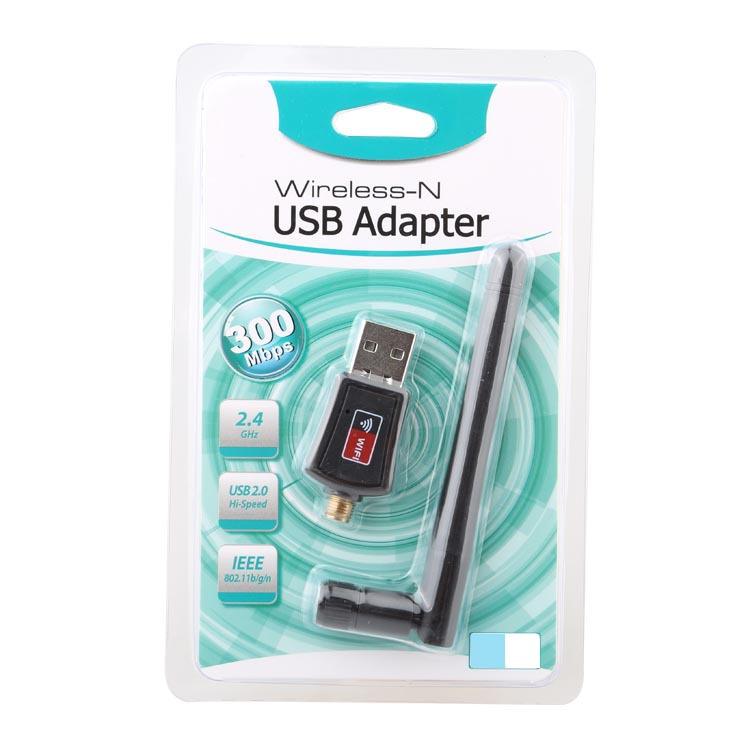 ID-00000 Адаптер USB беспроводной  WI-FI 300Mbps foto 1