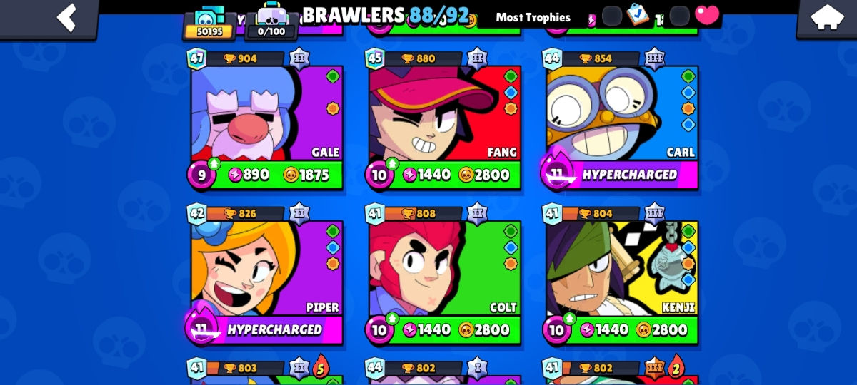 Cont brawl stars 50k foto 2
