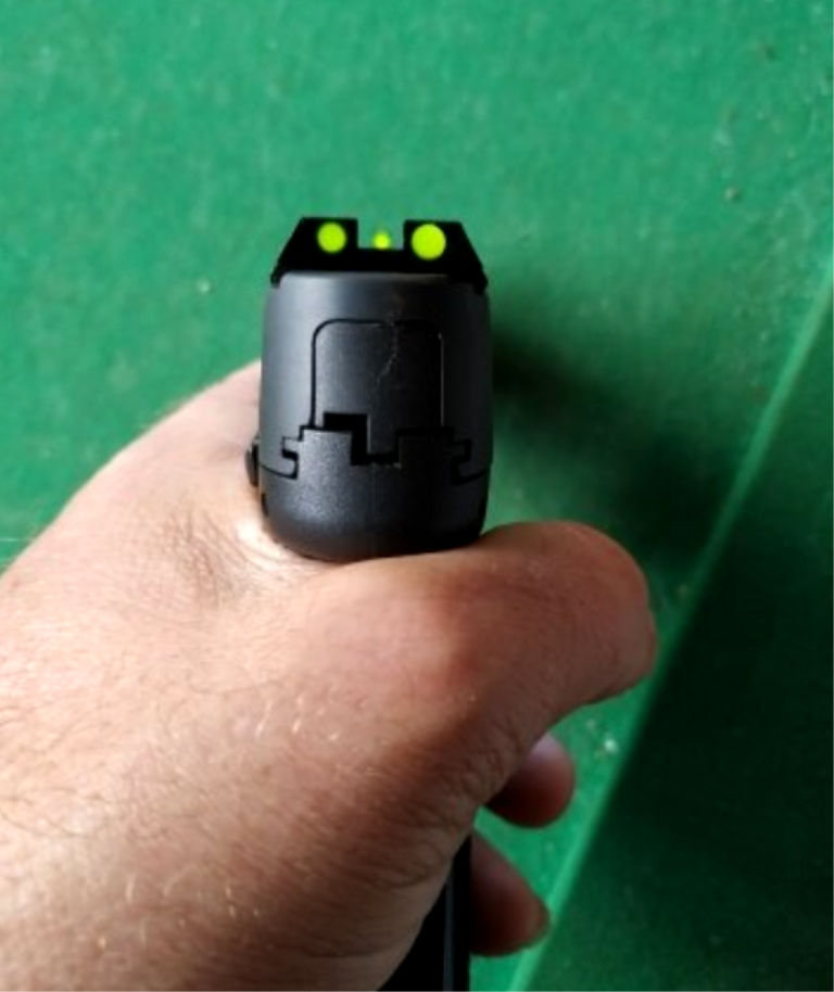Целик и мушка для Glock.