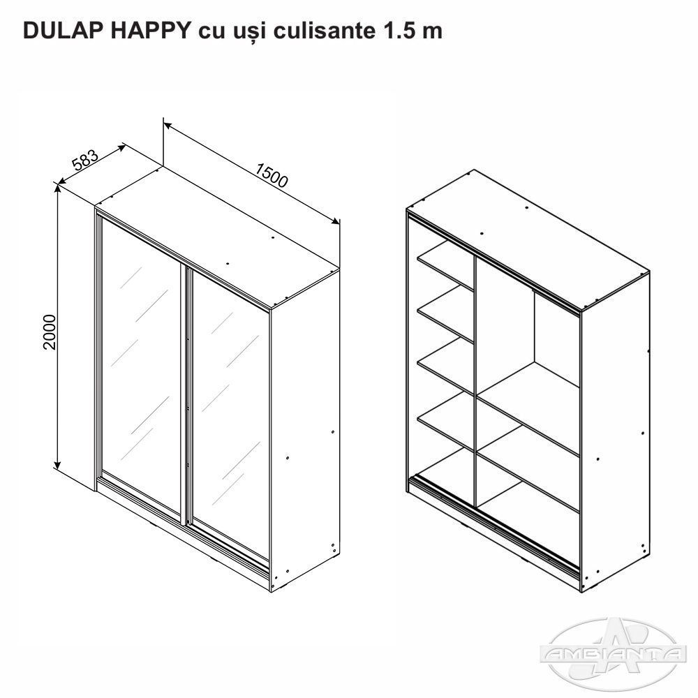 Dulapuri - Cupe  diverse modele și culori- preț bun, livrare, credit !!! foto 5