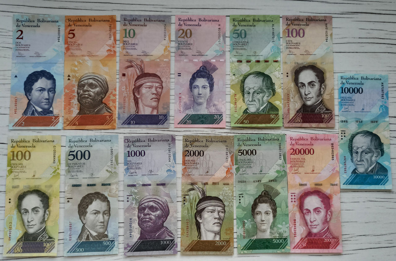 Банкноты Венесуэла