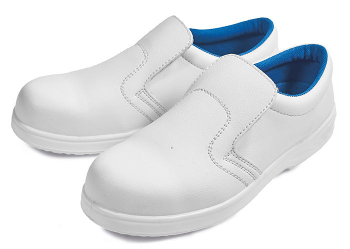 Mocasine de protecție Raven White S2 / Защитные мокасины Raven белые S2 foto 0