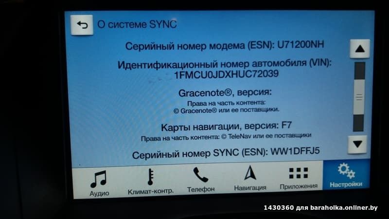 Активация навигации FORD SYNC | Автосервис CHIPFORD