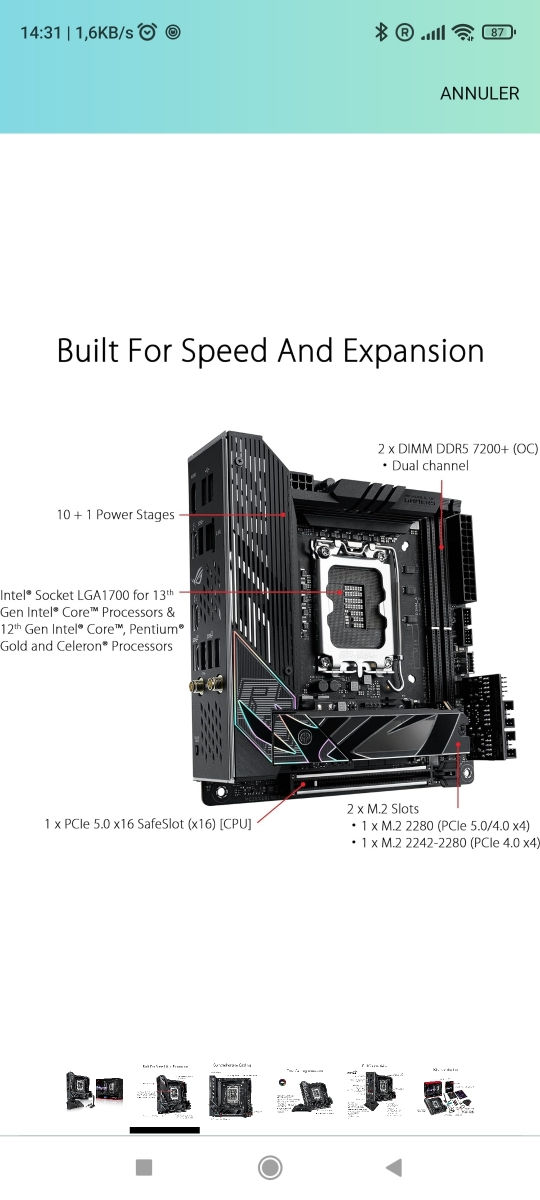 rog strix z790-i  gaming wifi foto 4