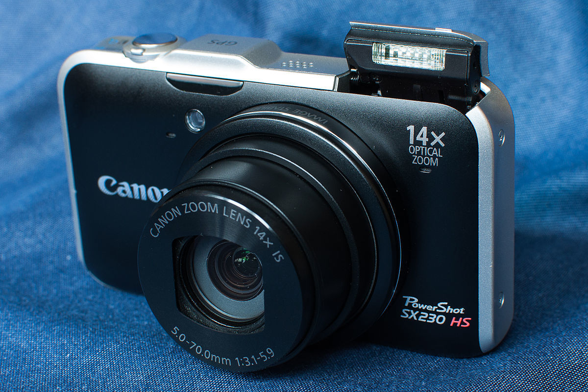 Canon PowerShot SX230 HS — это компактная фотокамера с 14кратным