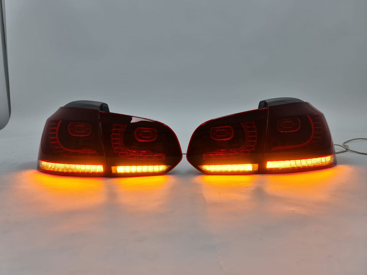 Livrare gratuita stopuri full led vw golf 6 r20 design semnal dinamic задние фонари foto 1