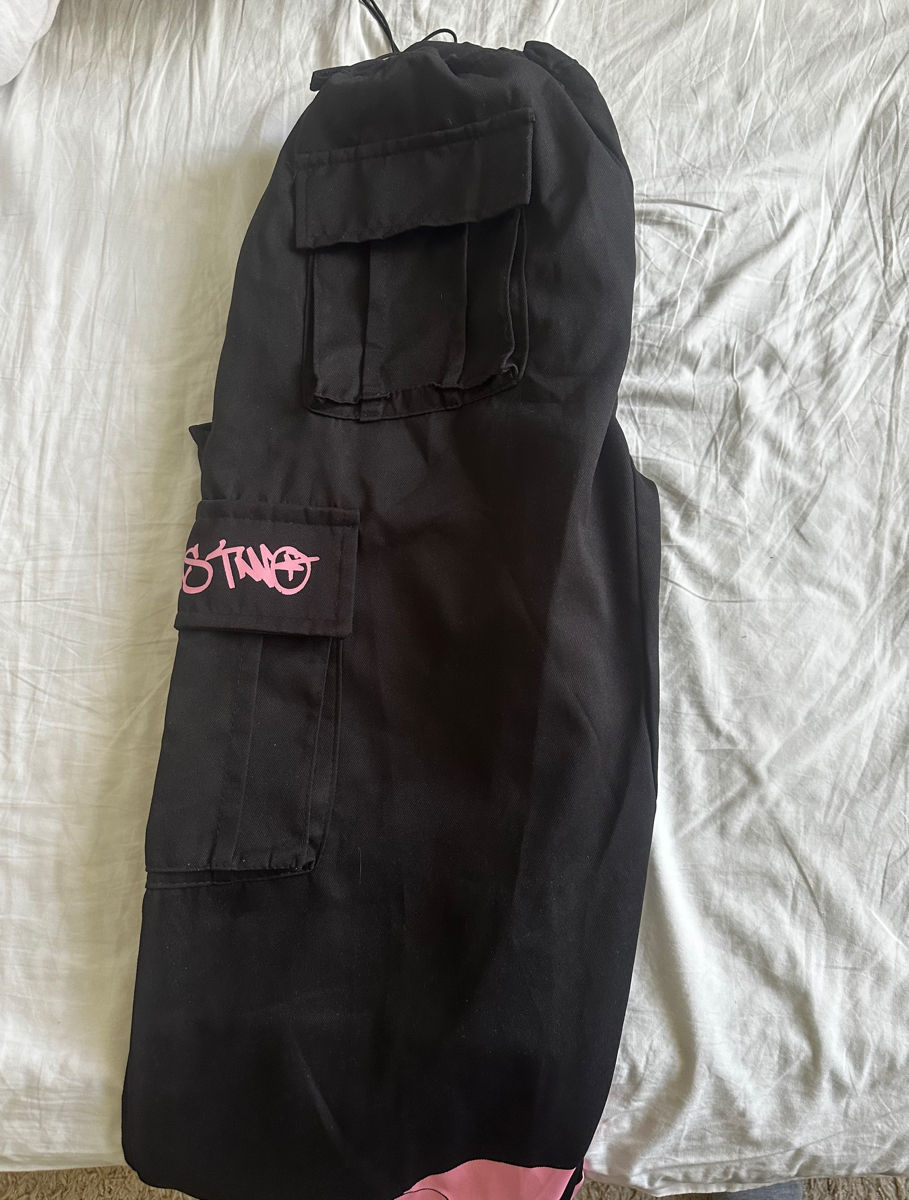 Pantaloni cargo minus-two pink unisex фото 3